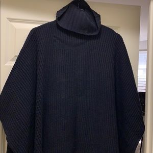 Loft NWT Navy Blue Poncho.. Size XS/S